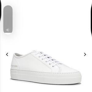 Common Project tournament low platform white sneaker